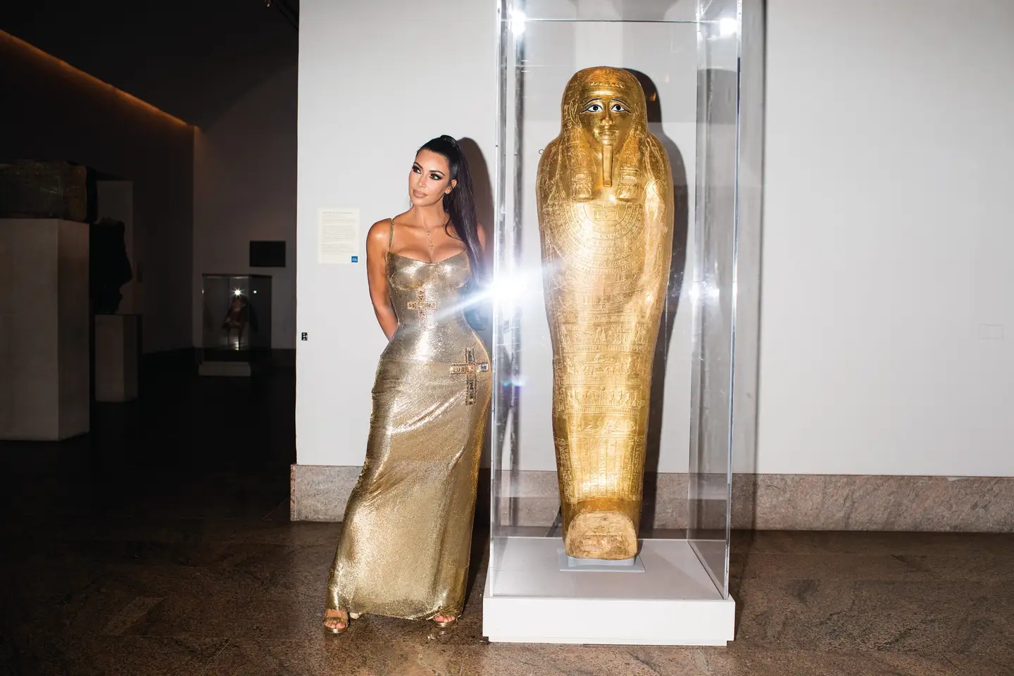 How a Viral Photo Featuring Kim Kardashian and a Golden Coffin Unraveled an Antiquities Mystery